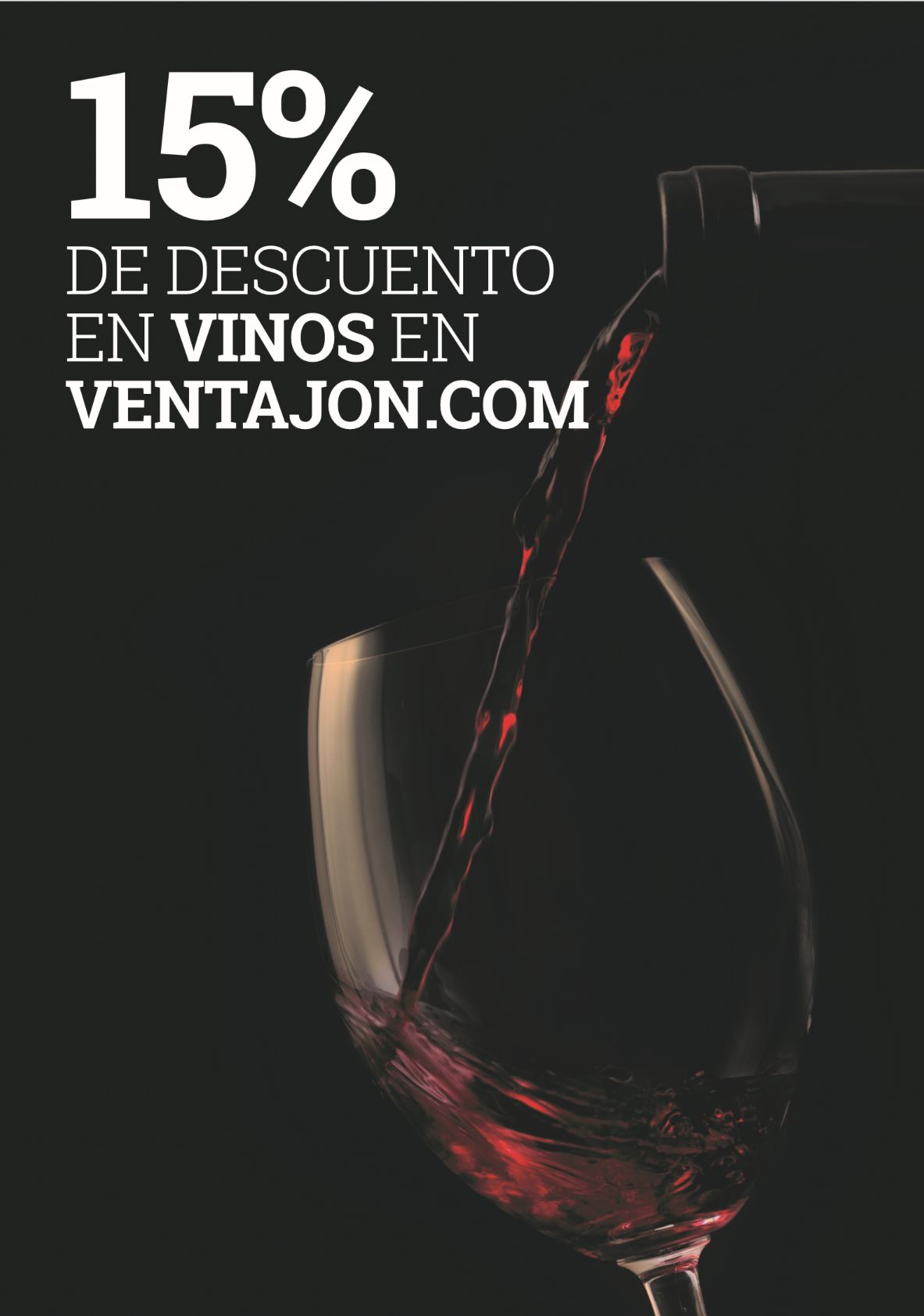 Descuento en vinos en la tienda online VENTAJON