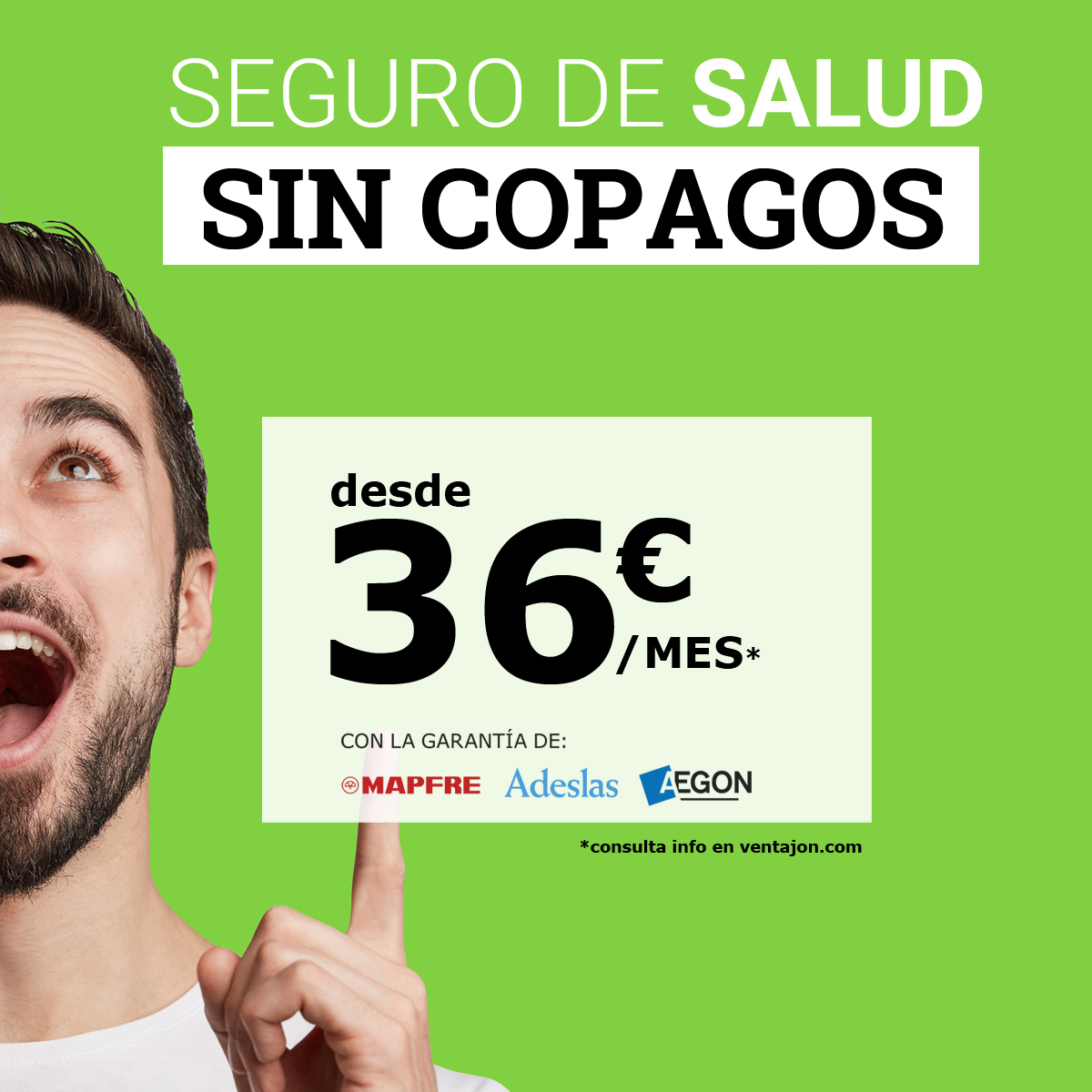 seguro médico sin copagos desde 26€